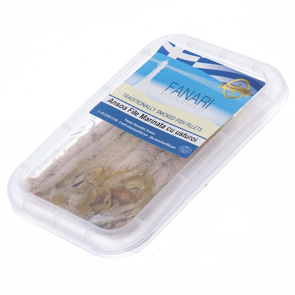 File anșoa marinat cu usturoi 150gr - Greek Taste