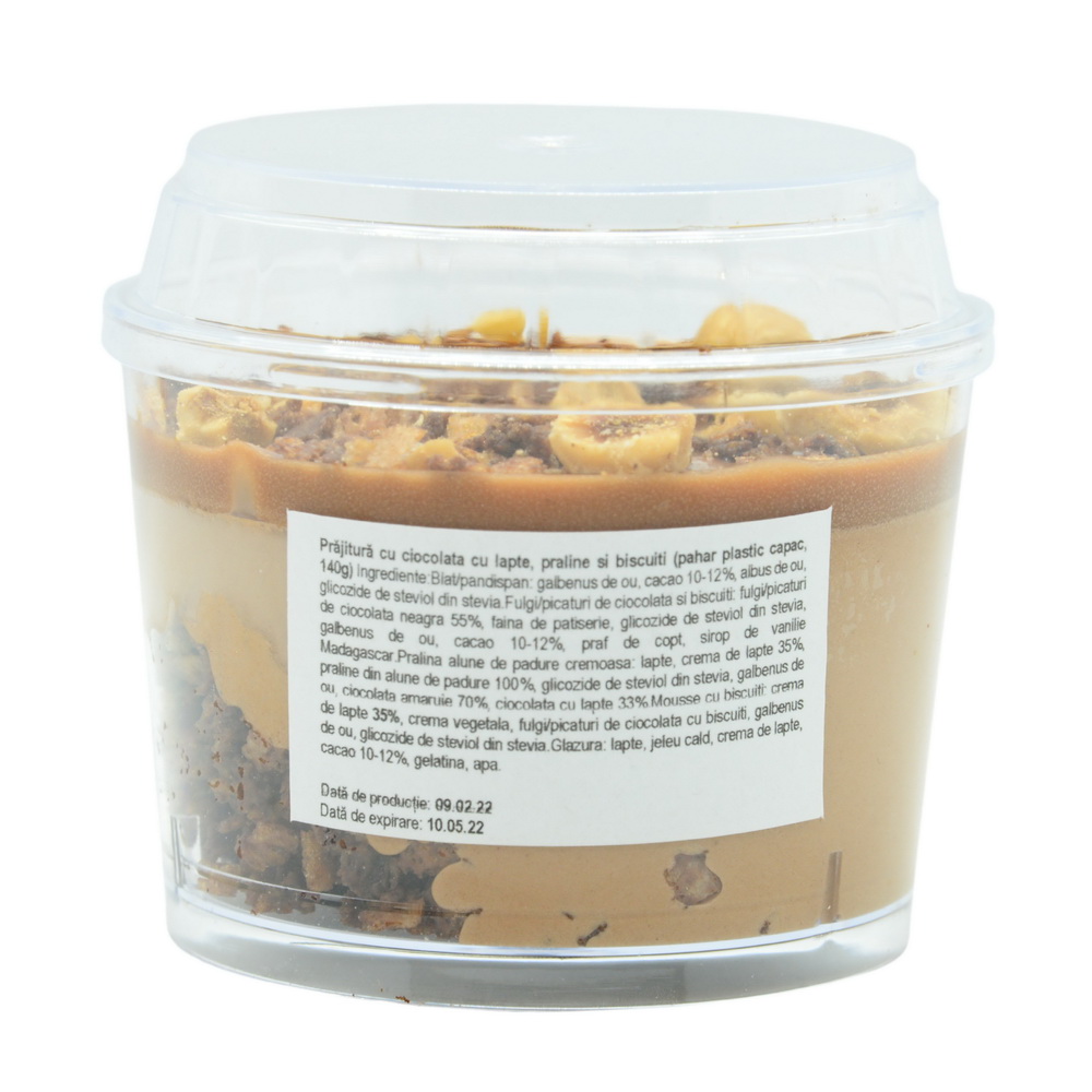 Prăjitură praline ciocolată și biscuiți 140gr - imagine 3