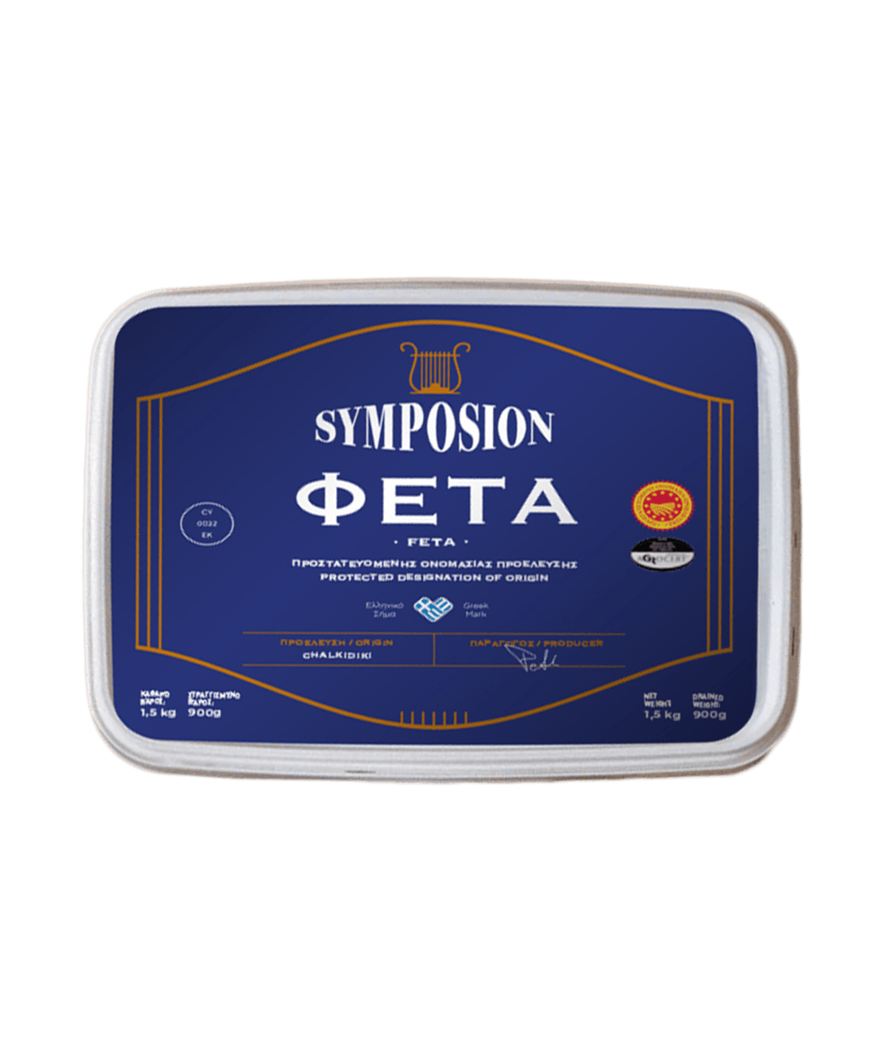 Feta PDO în saramură 900g Symposion