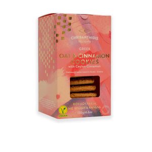Cookies cu ovăz și scorțișoară Chrisanthidis 160gr