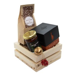 Coș cadou de Crăciun KERASMA Greek Taste - cinstea de sărbători