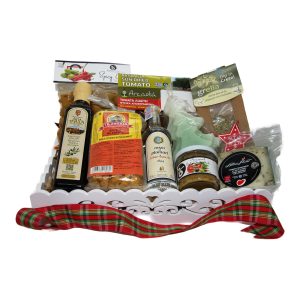Coș cadou de Crăciun ORA DE MEZE Greek Taste - aperitiv grecesc